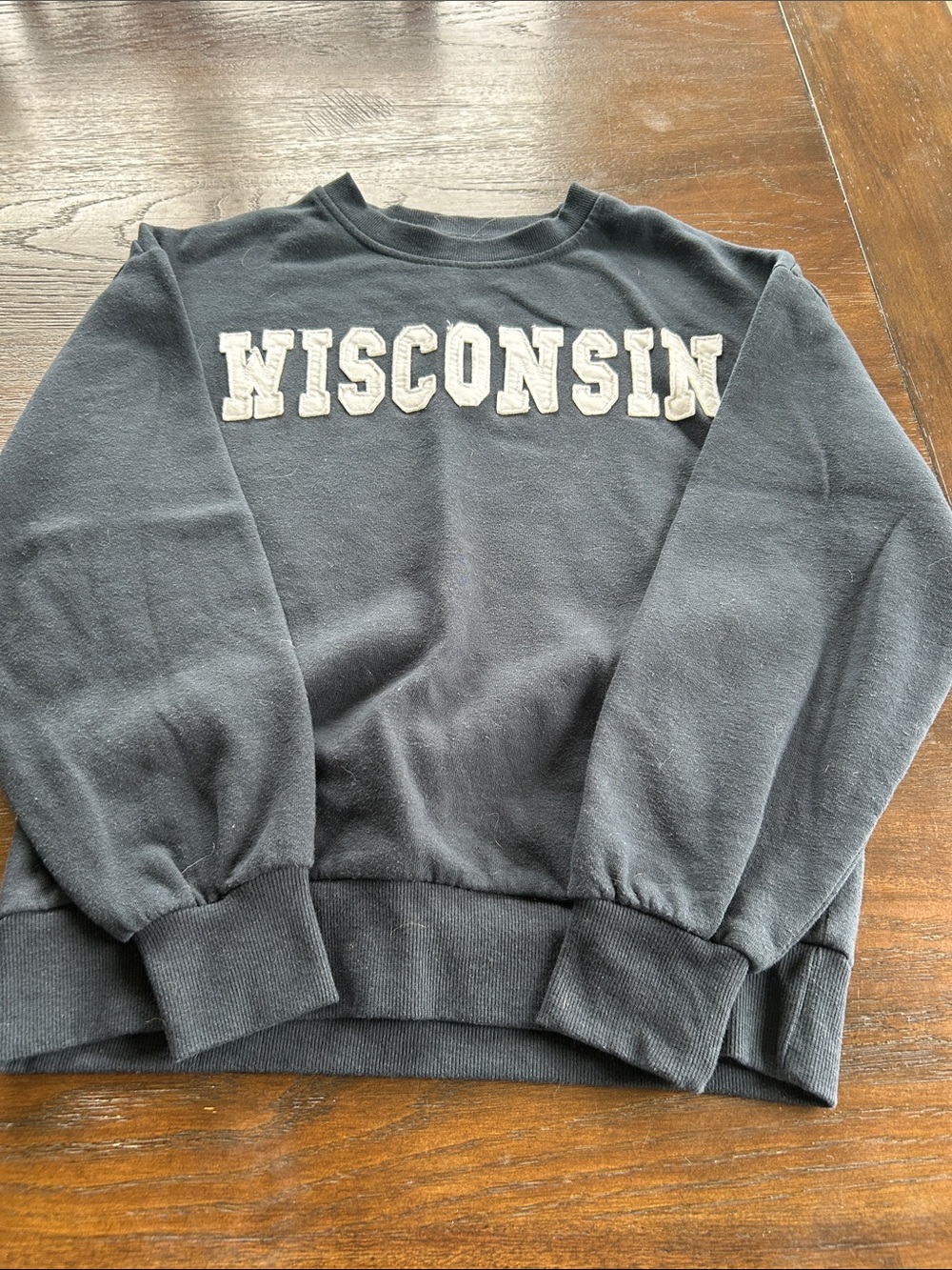Wisconsin Crewneck Sweatshirt - Black